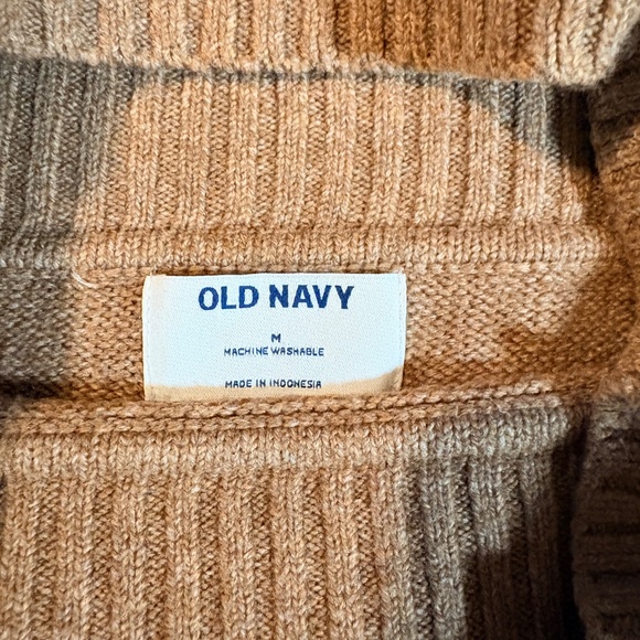 Old Navy Off the Shoulder Tan Sweater, Medium - Picture 3 of 3